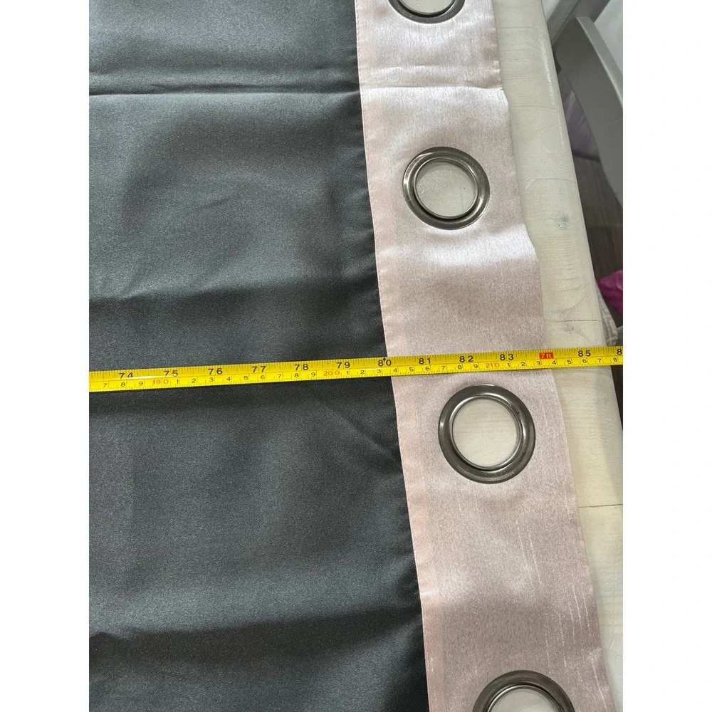 At Home Light Pink Room Darkening Window Curtains Set -‎ 2 Panels Grommet Top